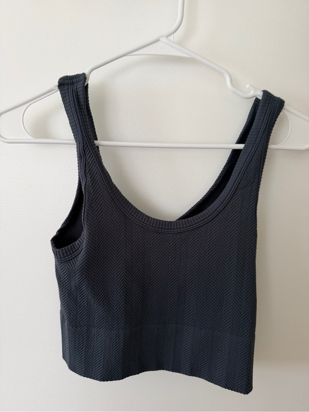 Mahina Hawaii Navy Dark Blue Crop Tank Top OS
